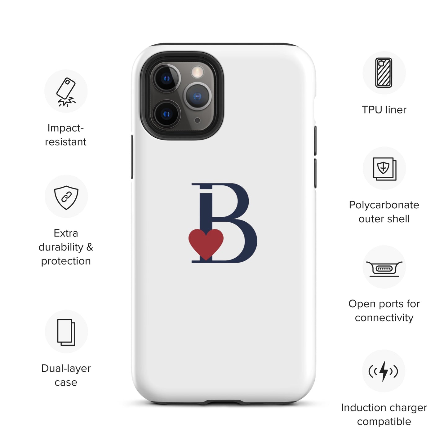 Tough Case for iPhone® Letter B