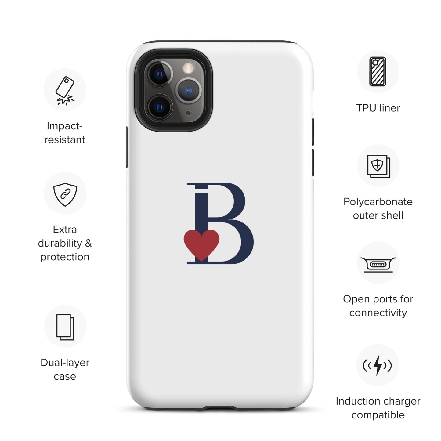 Tough Case for iPhone® Letter B