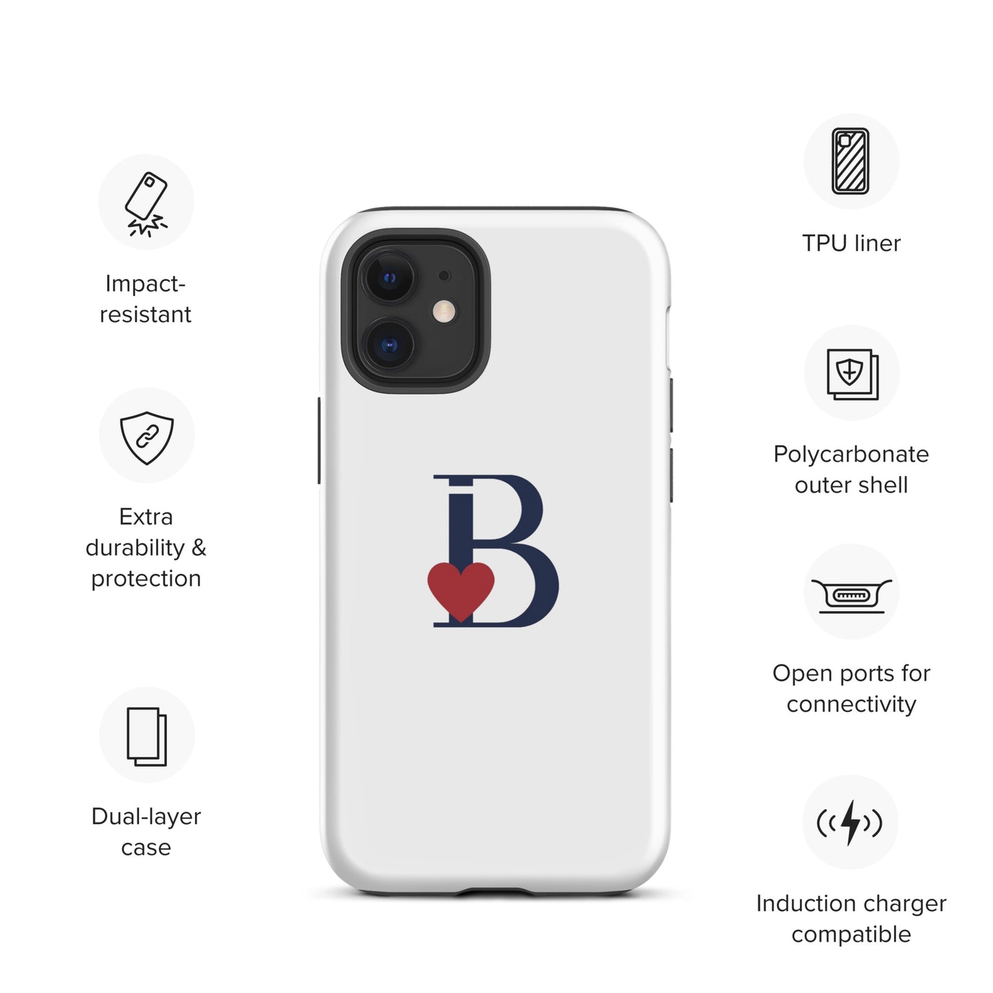 Tough Case for iPhone® Letter B