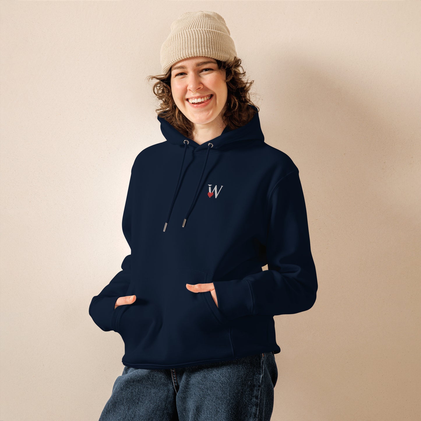 Adult Unisex Hoodie Letter W