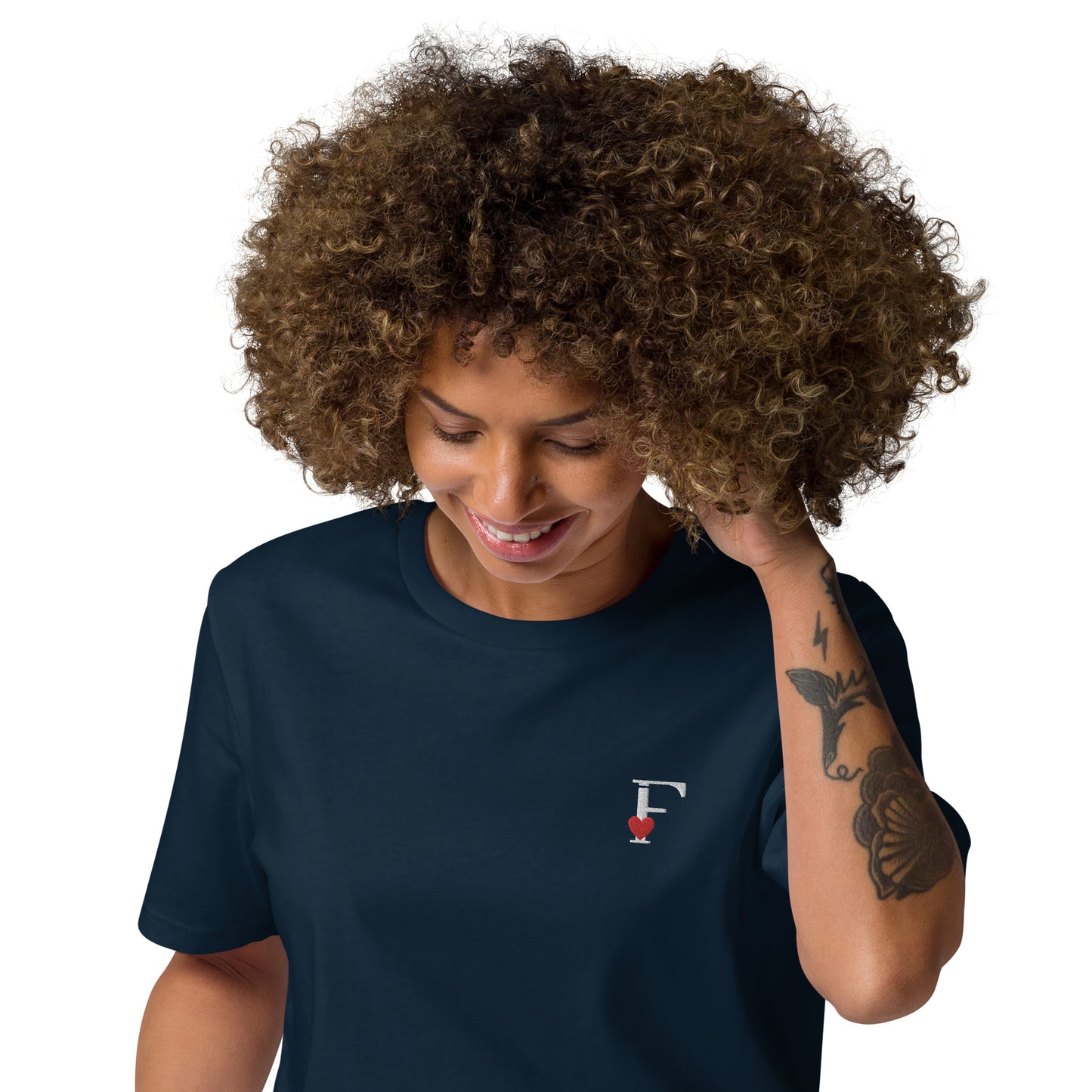 Adult Unisex T-shirt Letter F