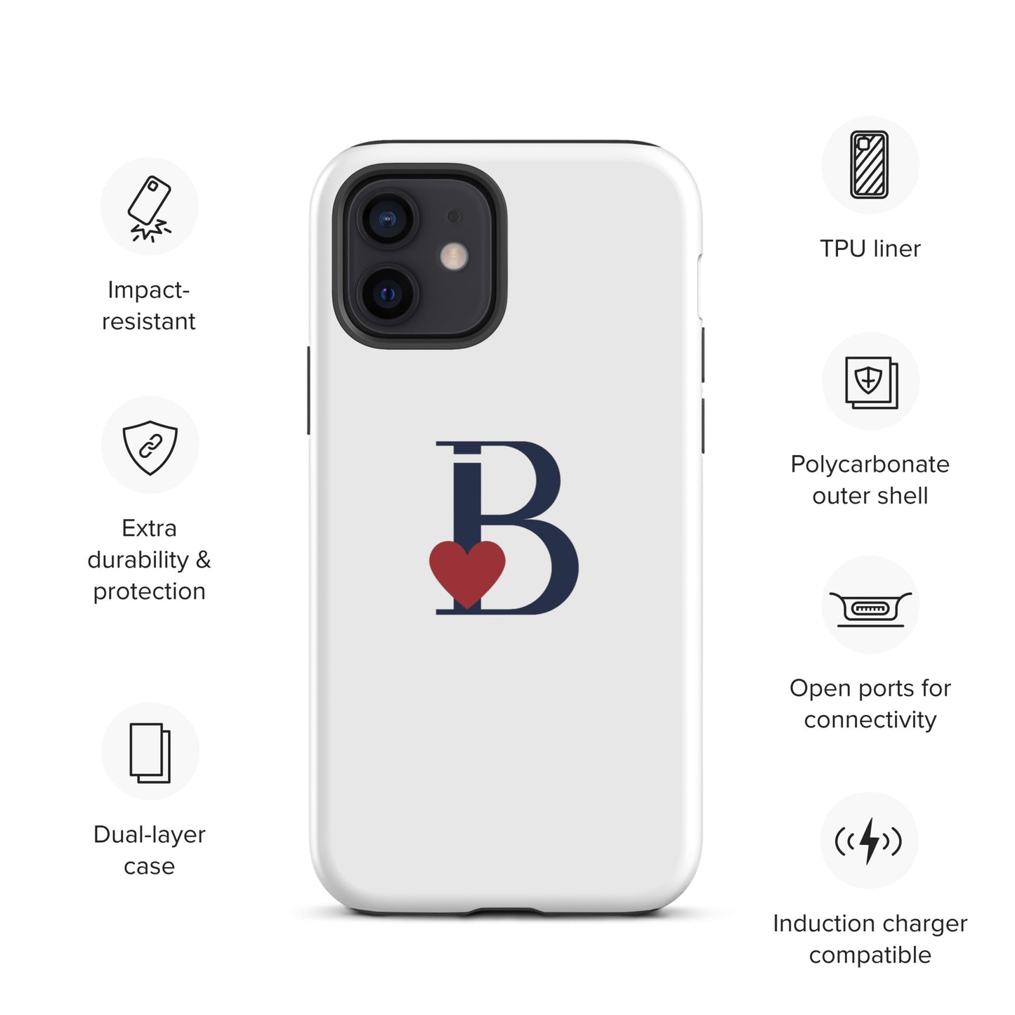 Tough Case for iPhone® Letter B